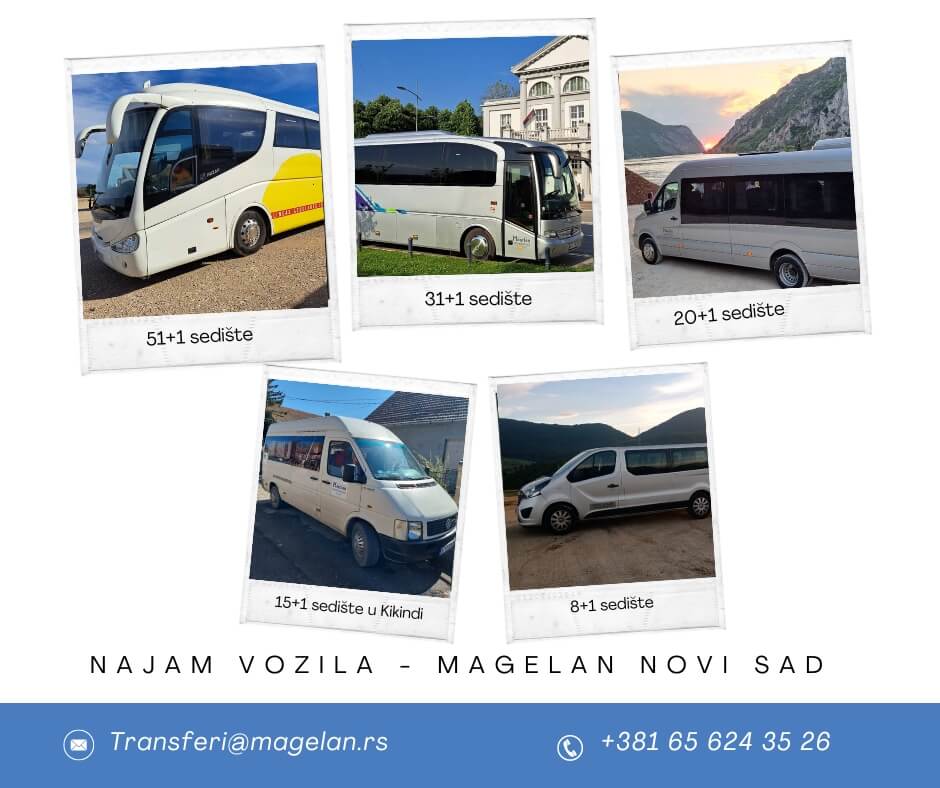 Iznajmljivanje autobusa, prevoz radnika Novi Sad